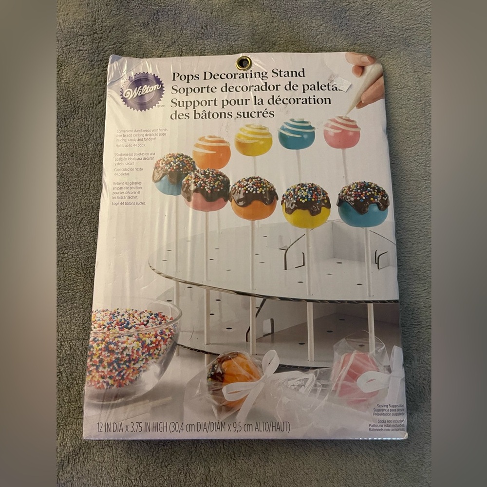 💋New WILTON POPS DECORATING STAND